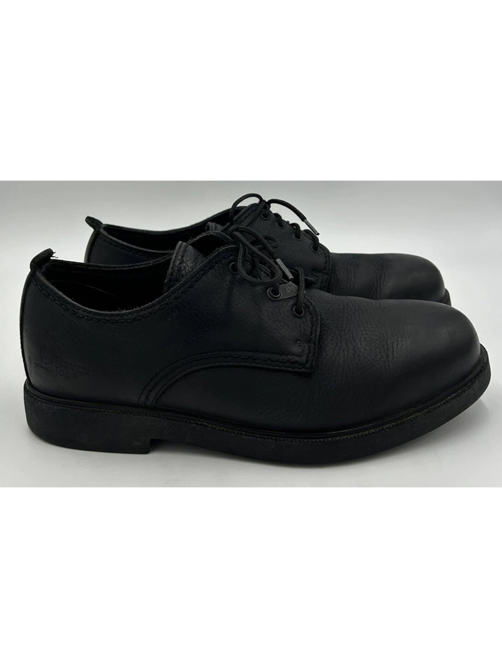Havana Joe Oxford Black Leather Round Toe Lace Up Shoes Oxfords Men's Size EU 41